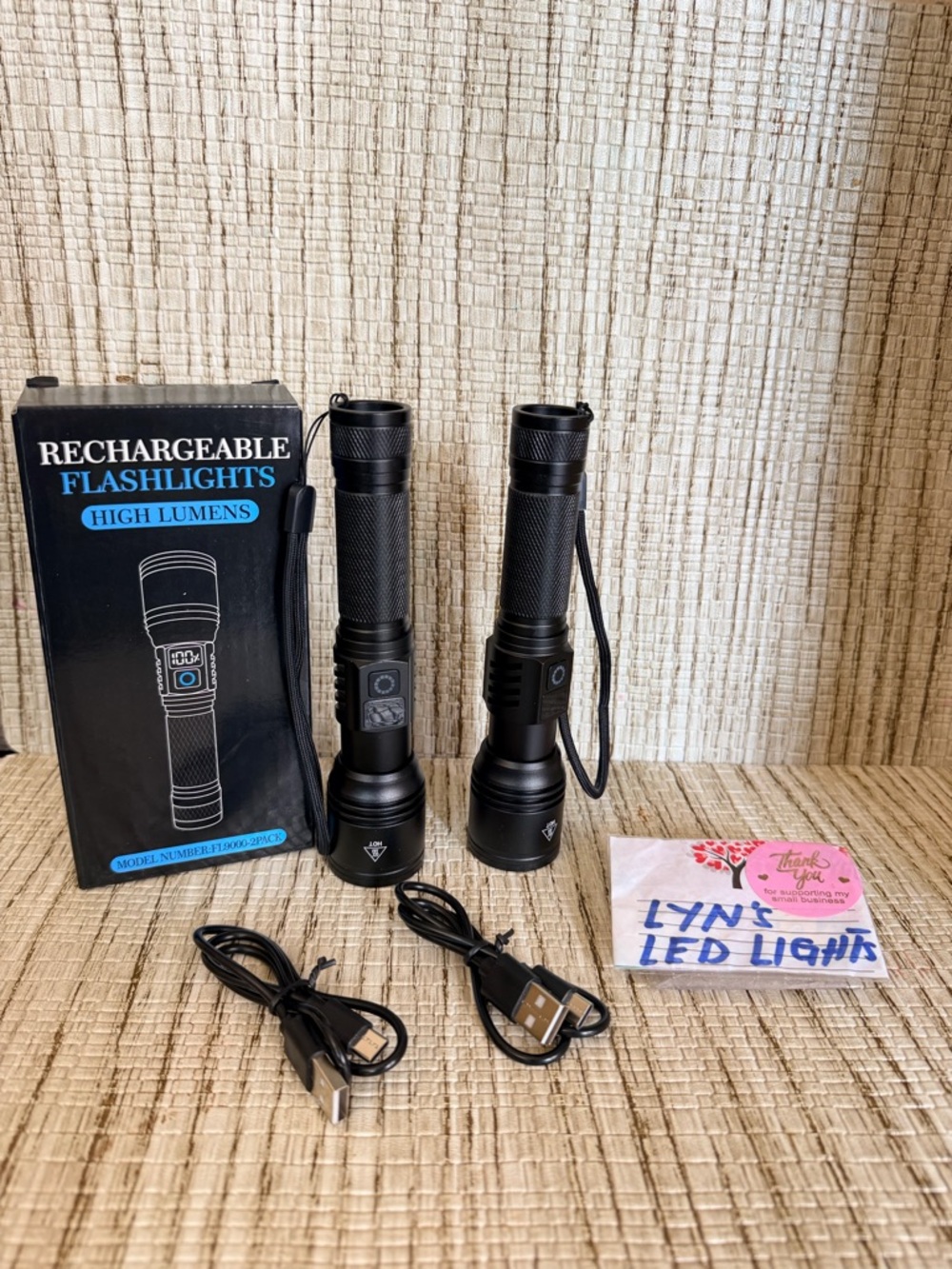 Flashlight Rechargeable 2pack - Picture 3 of 4